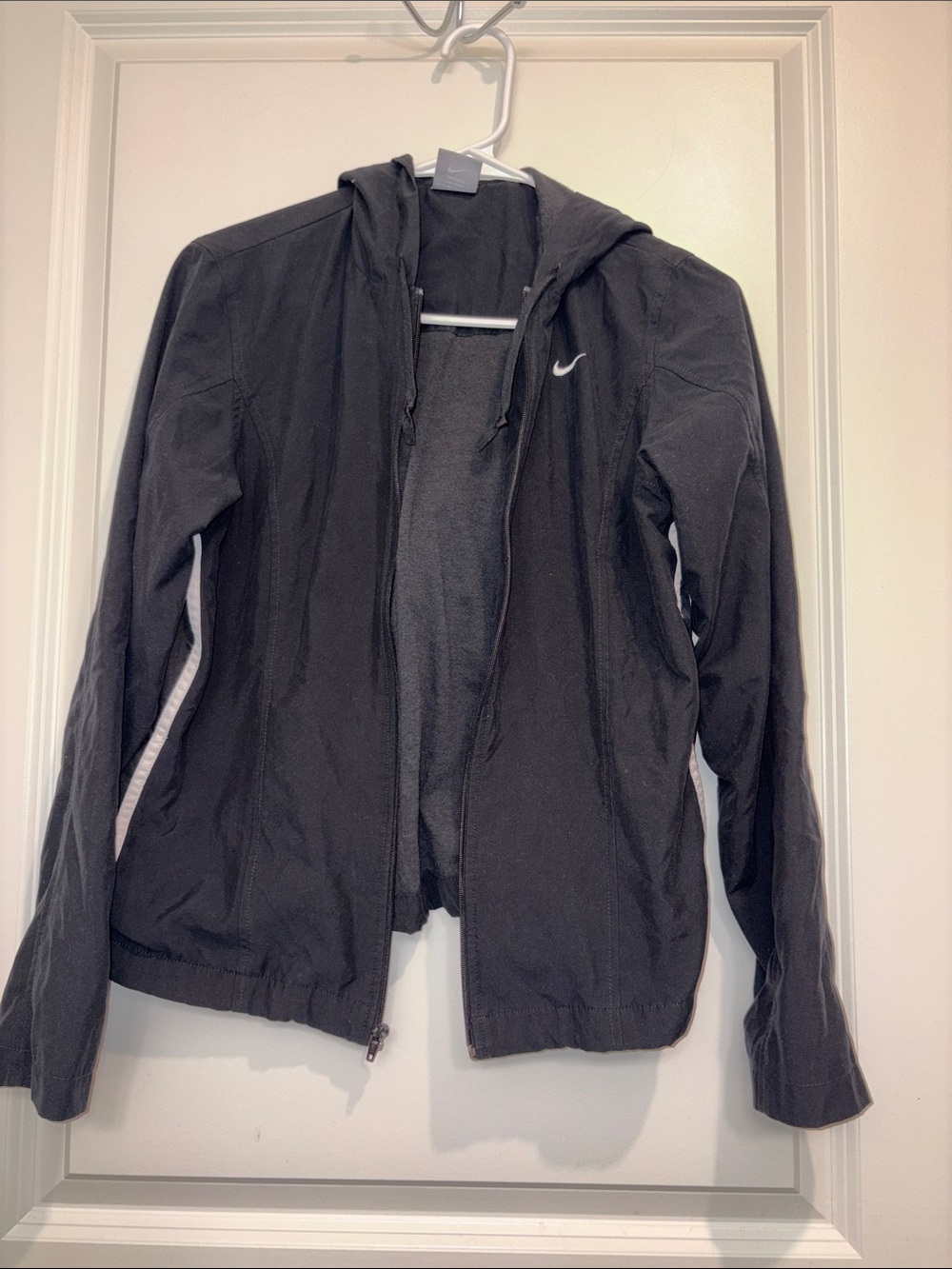 Nike Black Hooded Zip Jacket